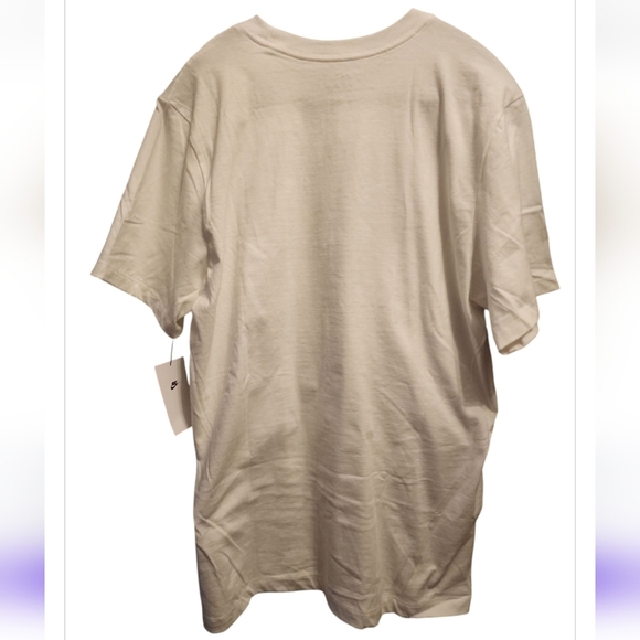 Nike T-Shirt Mens NWT Large White Black Retro Just Do It logo Graphic Tee Drip - Picture 5 of 5